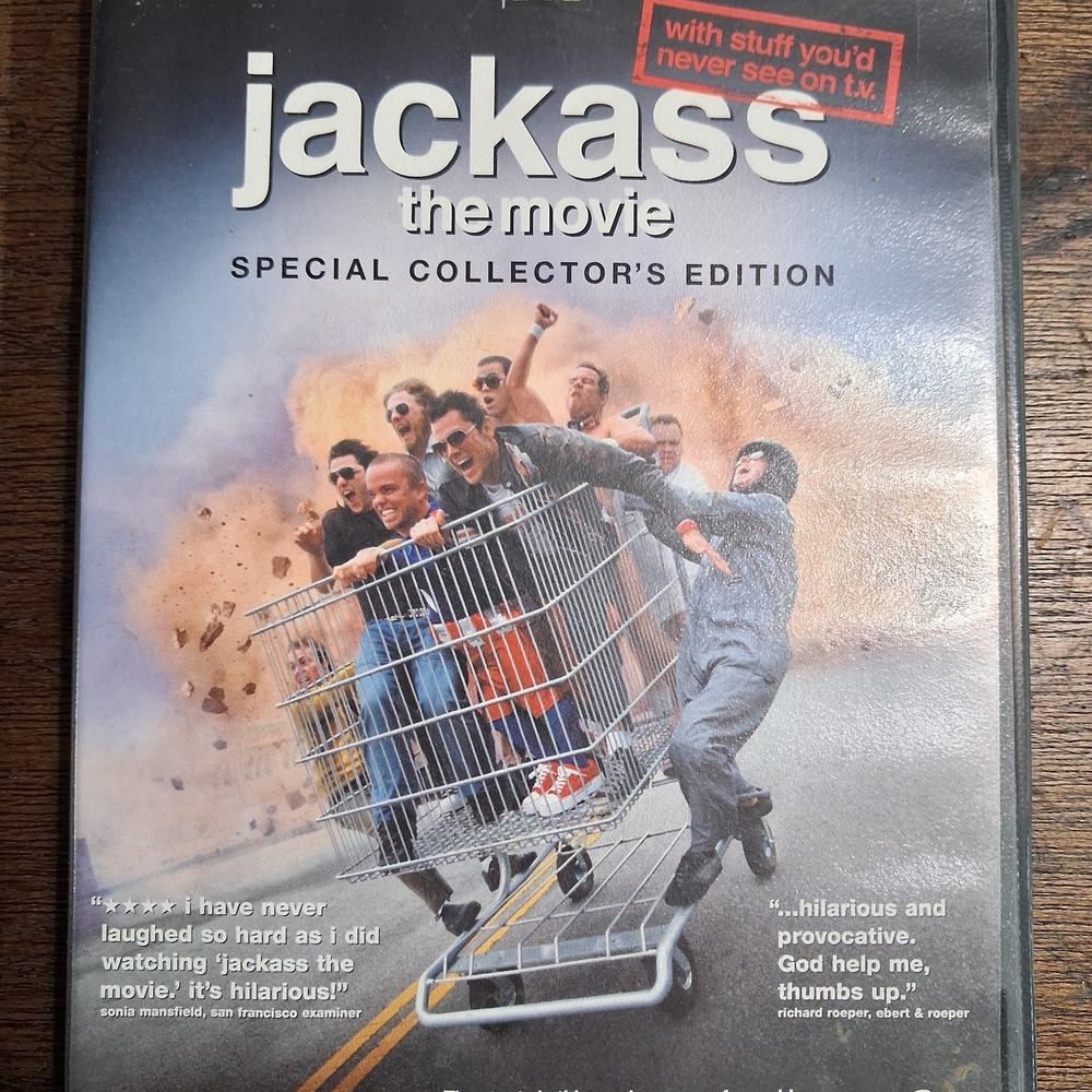 Jackass The Movie Special Collector's Edition DVD - Blue/White Cover